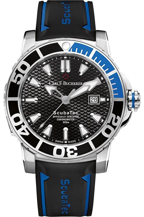 Carl F. Bucherer ScubaTec 44.6 mm Watch in Blue Dial