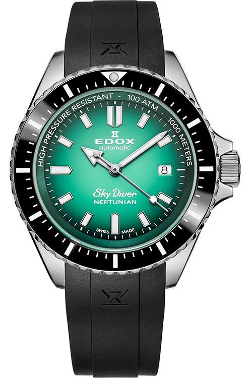Edox Neptunian Automatic Watch | 80120 37RNNCA NIR