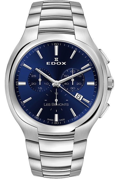 Edox Les B monts 42 mm Watch in Black Dial