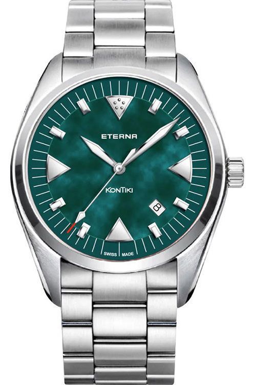 Eterna KonTiki 42 mm Watch in Blue Dial