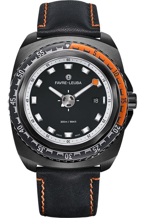 Favre Leuba Raider Deep Blue 41 mm Watch in Black Dial