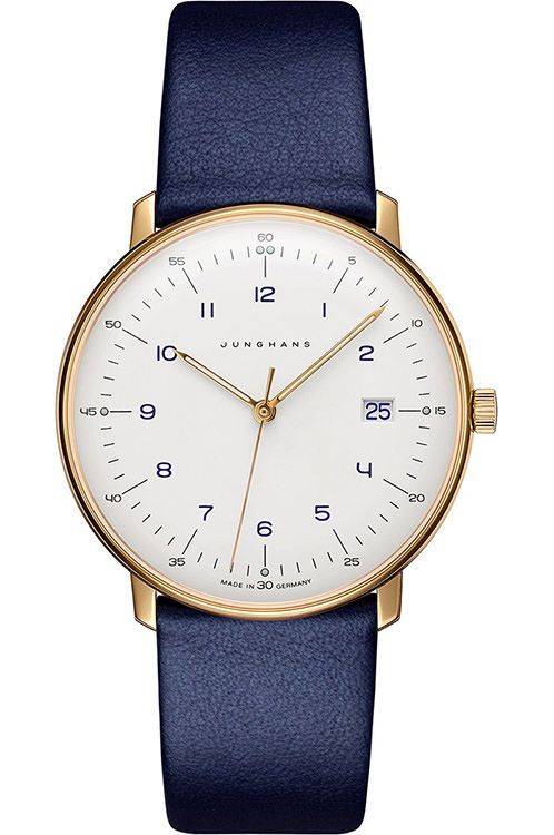 Junghans max bill Quartz 38 mm Watch in Silver Dial