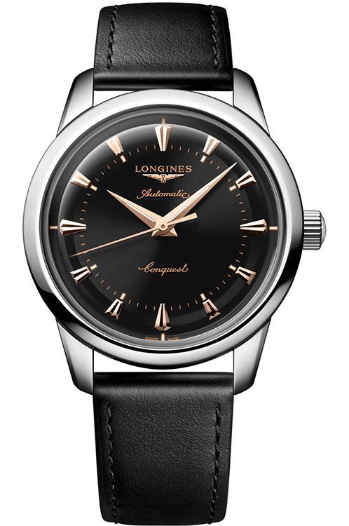 Longines Heritage 35 mm Watch in Silver Dial
