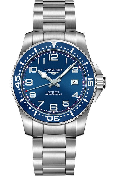 Longines HydroConquest 44 mm Watch in Black Dial