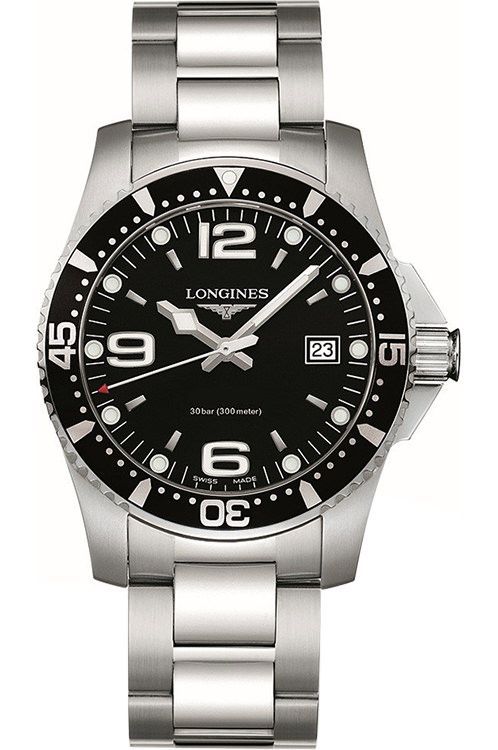 Longines HydroConquest 43 mm Watch in Black Dial