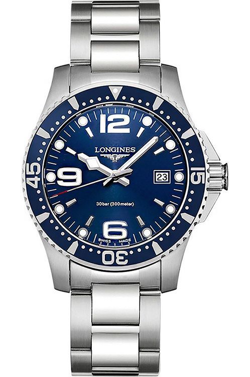 Longines HydroConquest 41 mm Watch in Black Dial