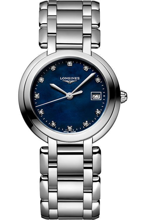 Longines Longines PrimaLuna 34 mm Watch in Silver Dial