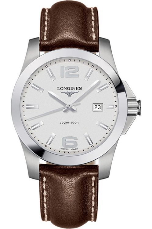 Longines Conquest 41 mm Watch in Silver Dial