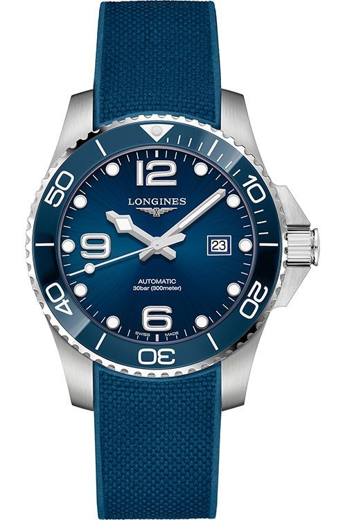 Longines hydroconquest best sale silicone strap