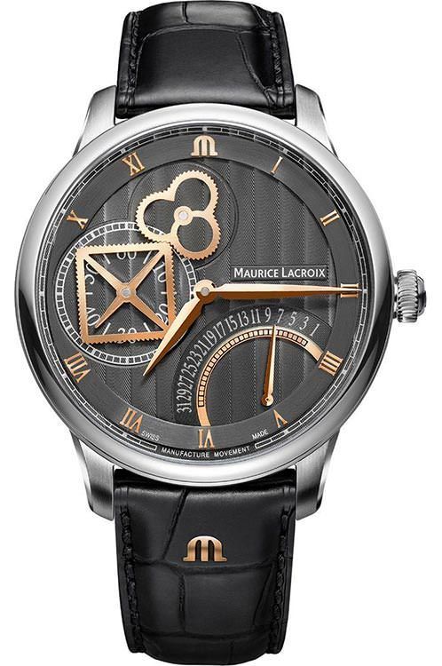 Maurice Lacroix Masterpiece 40 mm Watch in Black Dial