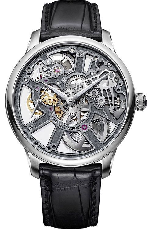 Maurice Lacroix Mysterious 43 mm Watch in Black Dial