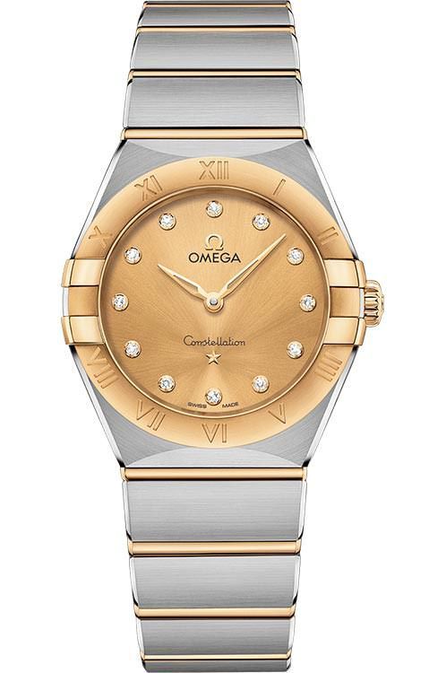 Omega Constellation 28 mm Watch in Yellow Dial