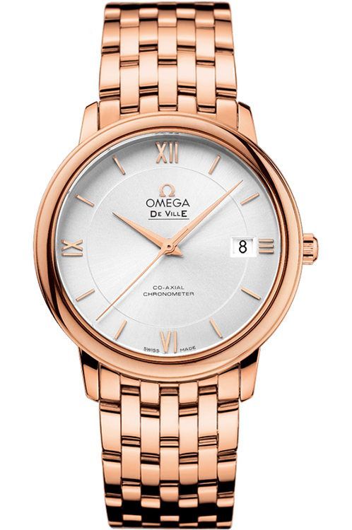 Omega rose shop gold mens watch