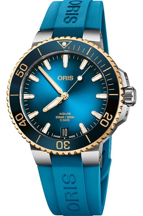 Oris aquis rubber strap for clearance sale