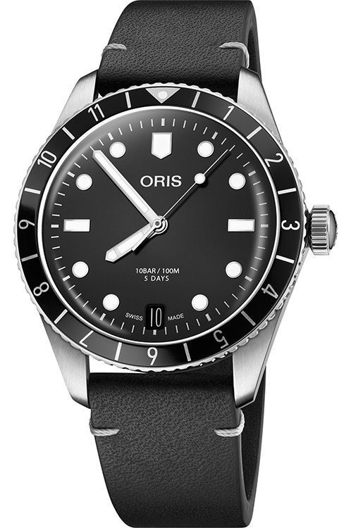 Oris Divers Sixty-Five Date 38 mm Watch in Black Dial