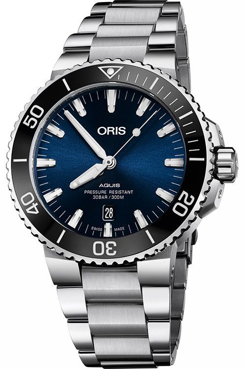 Oris Whale Shark Limited Edition 43.50 mm Watch in Blue Dial