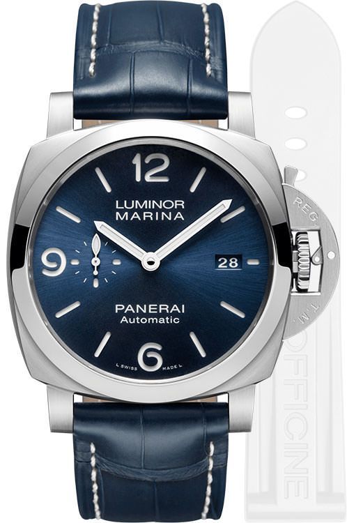 Panerai 8 Days GMT 44 mm Watch in Black Dial