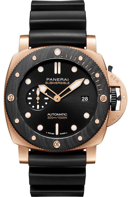 Panerai rose gold outlet watches