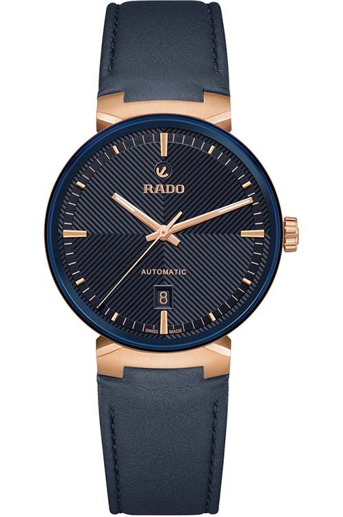 RADO ユニセックス 黒レザーベルト時計 RADO ラドー XERAMO ゼラーモ ウォッチ クォーツ R24453162