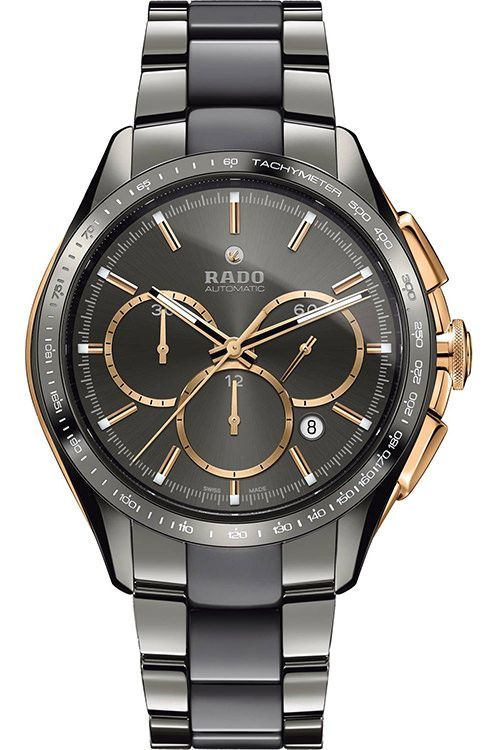 Rado HyperChrome 42 mm Watch in Black Dial