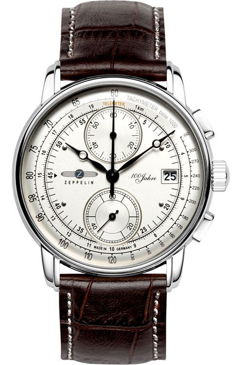 Zeppelin 100 Years Zeppelin ED. 1 40 mm Watch in White Dial