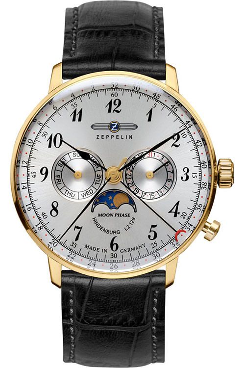Zeppelin LZ 129 Hindenburg Mondphase Quartz Watch | 7038M1