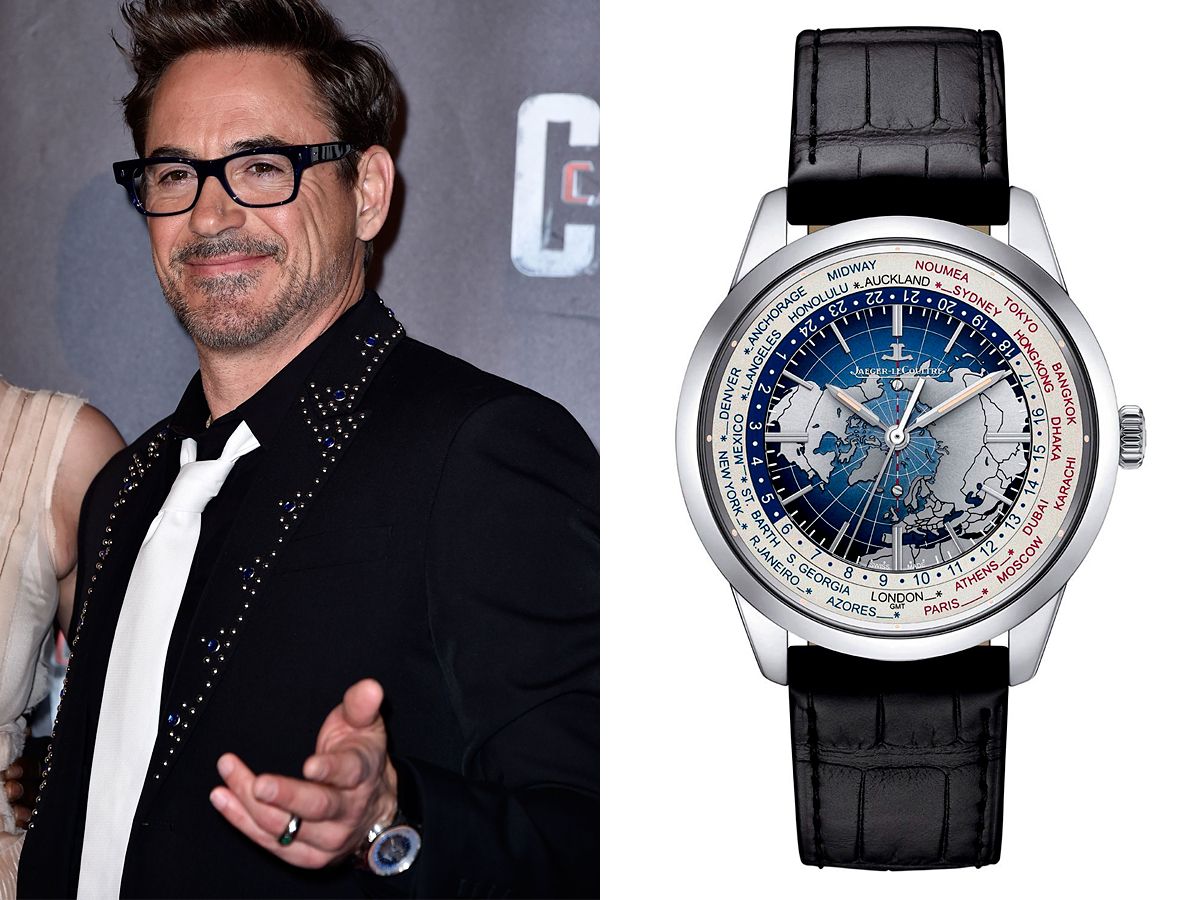 Robert Downey Jr. i Jaeger-LeCoultre / foto: ethoswatches.com